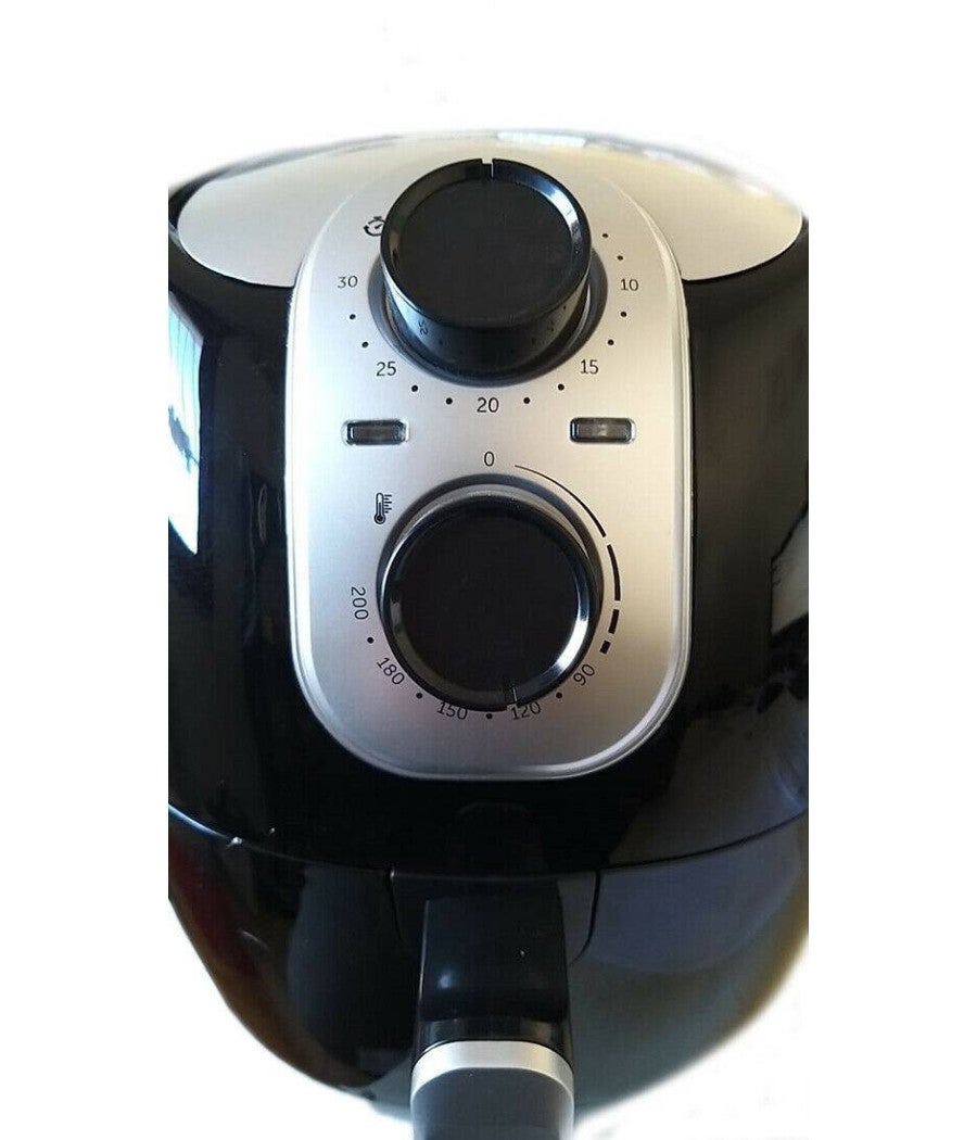 Trade Shop - Friggitrice Aria Calda Elettrica Senza Olio Cottura Sana Grill 4lt 1500 Watt - - 4