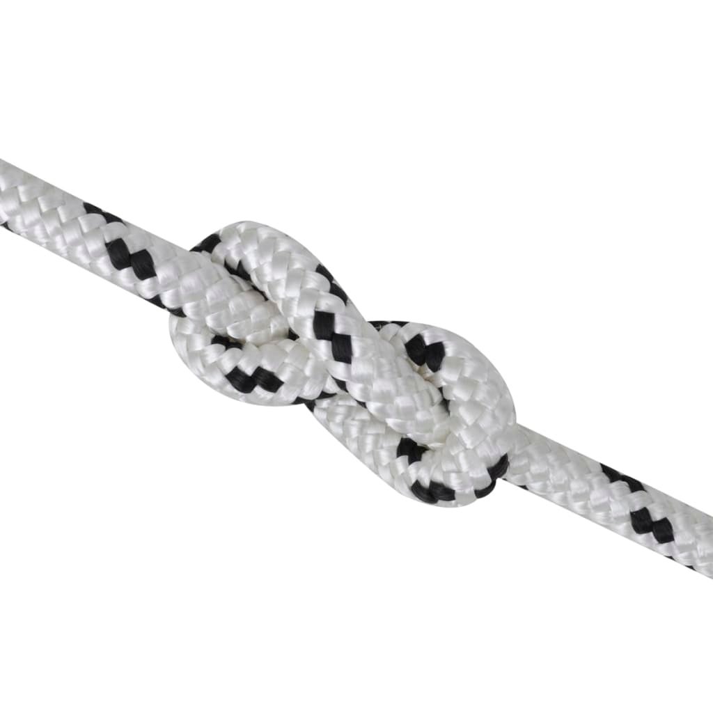 vidaXL Corde de bateau tressée en bobine Polyester 12 mm x 50 m - 2