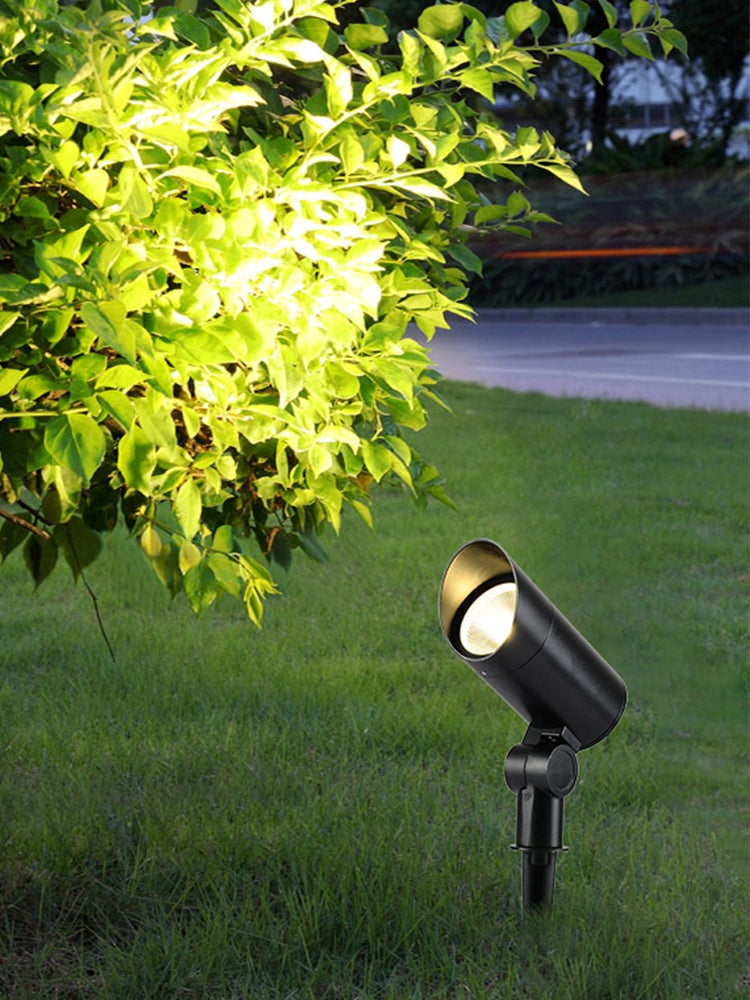 Projecteur LED de jardin avec piquet 18W 60º IP65 3000K Finition noire - 4