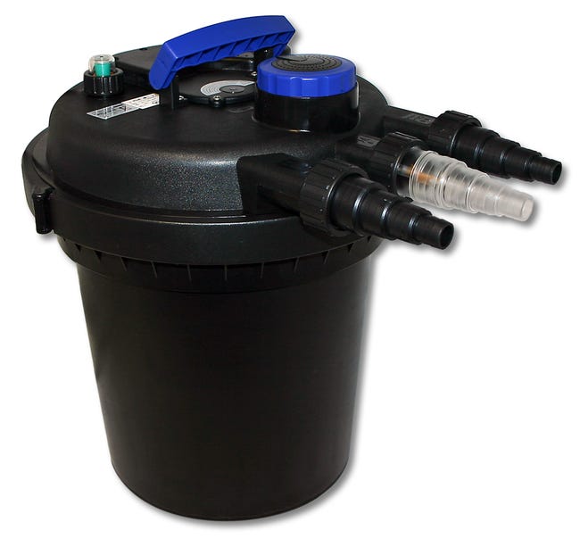 Set Filtro Laghetto 90000l Con UV 72W - Pompa 80W, Tubo 25m, Skimmer Per Laghetti Con Pesci - Foto 8