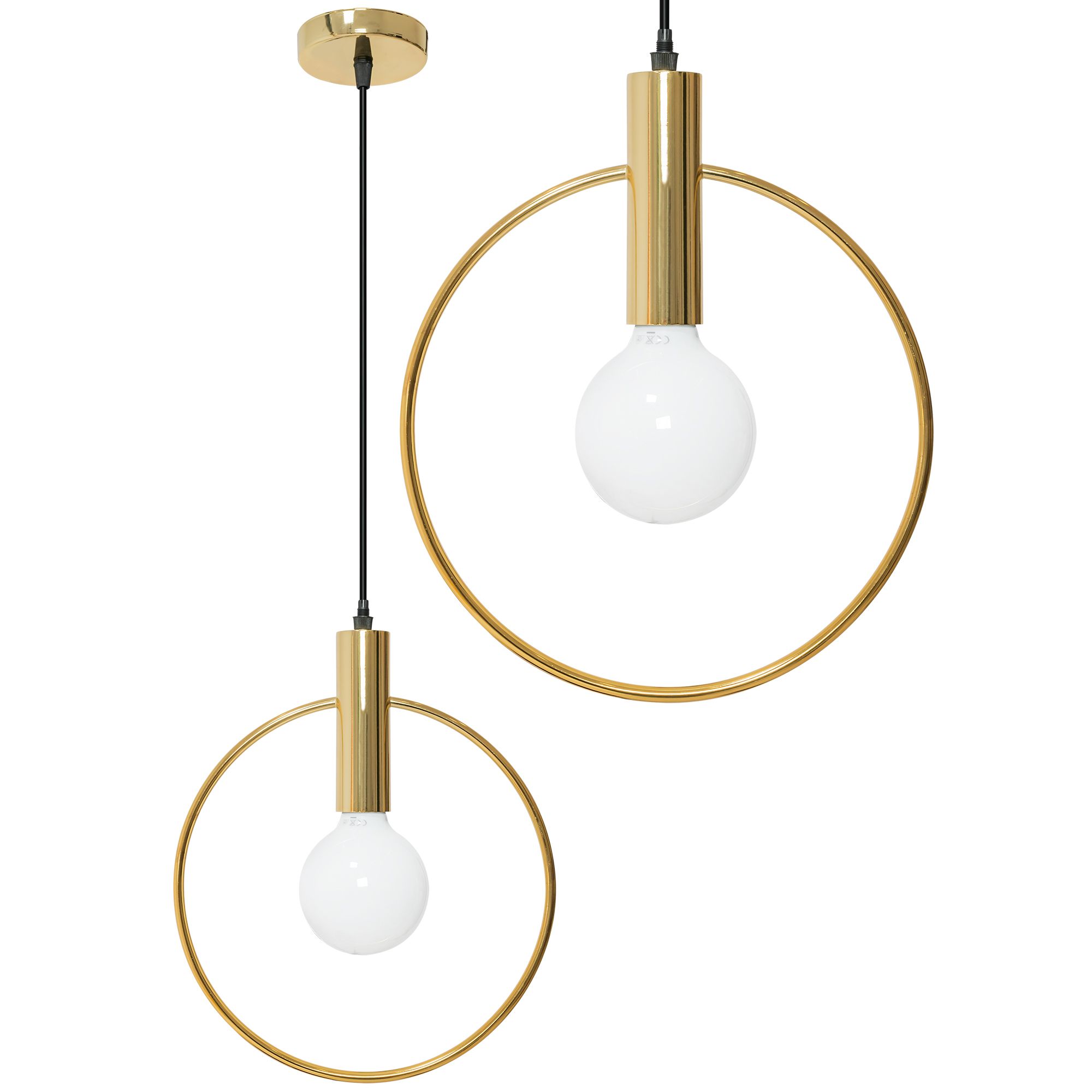 Lampa Sufitowa Wisząca Toolight App485-1Cp Złoty