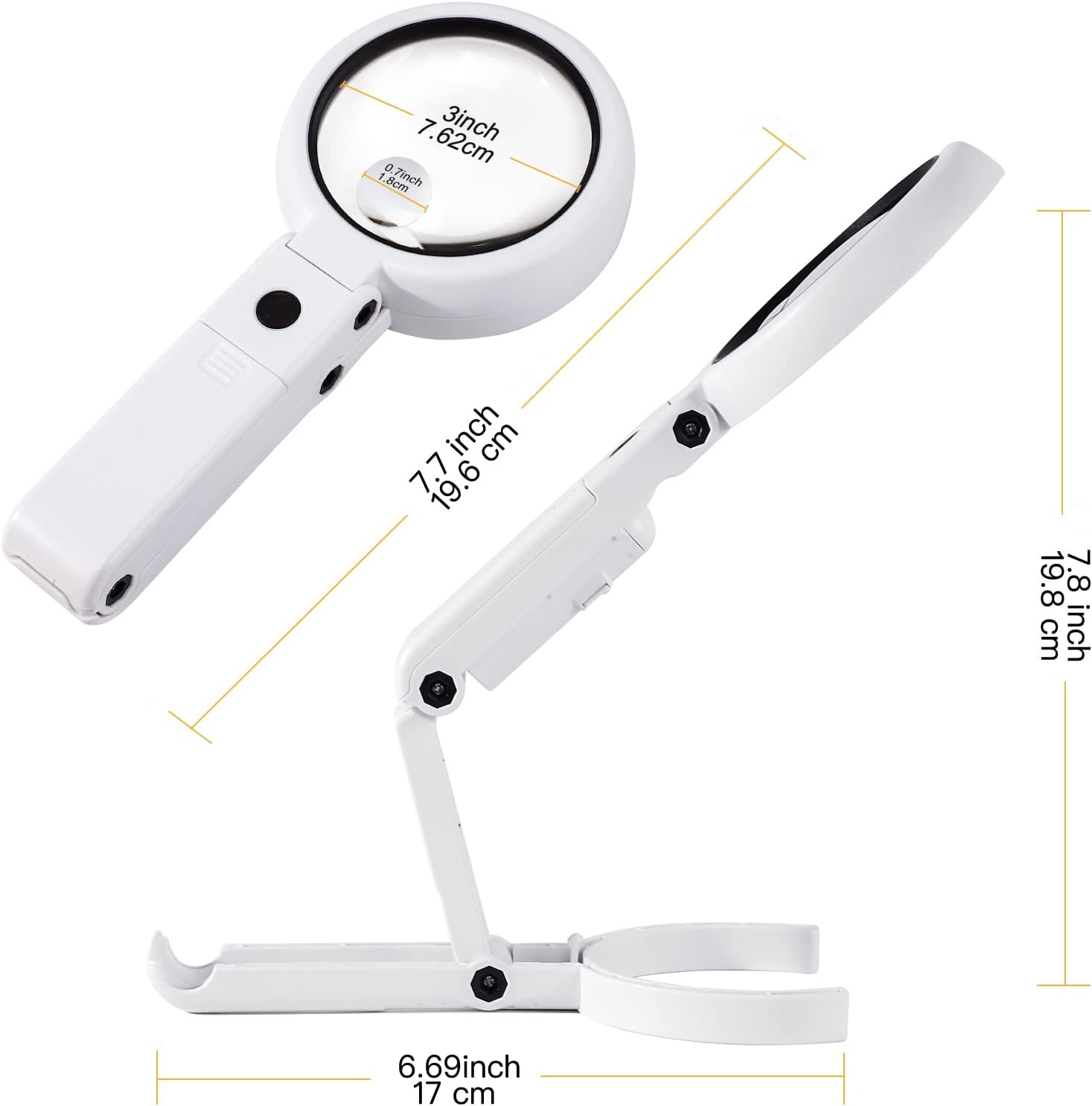 Lente d'ingrandimento portatile, lente d'ingrandimento da tavolo - Main Image