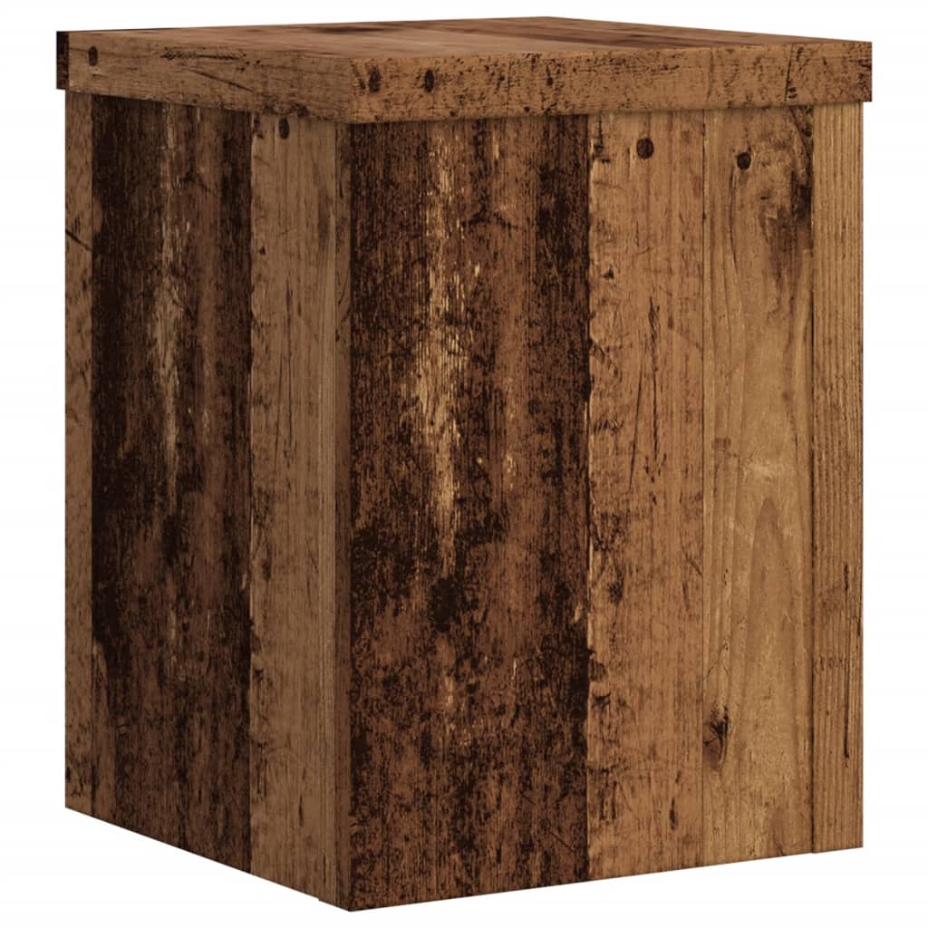 Maison Exclusive - Supports pour plantes 2 pcs vieux bois bois d'ingénierie - 7