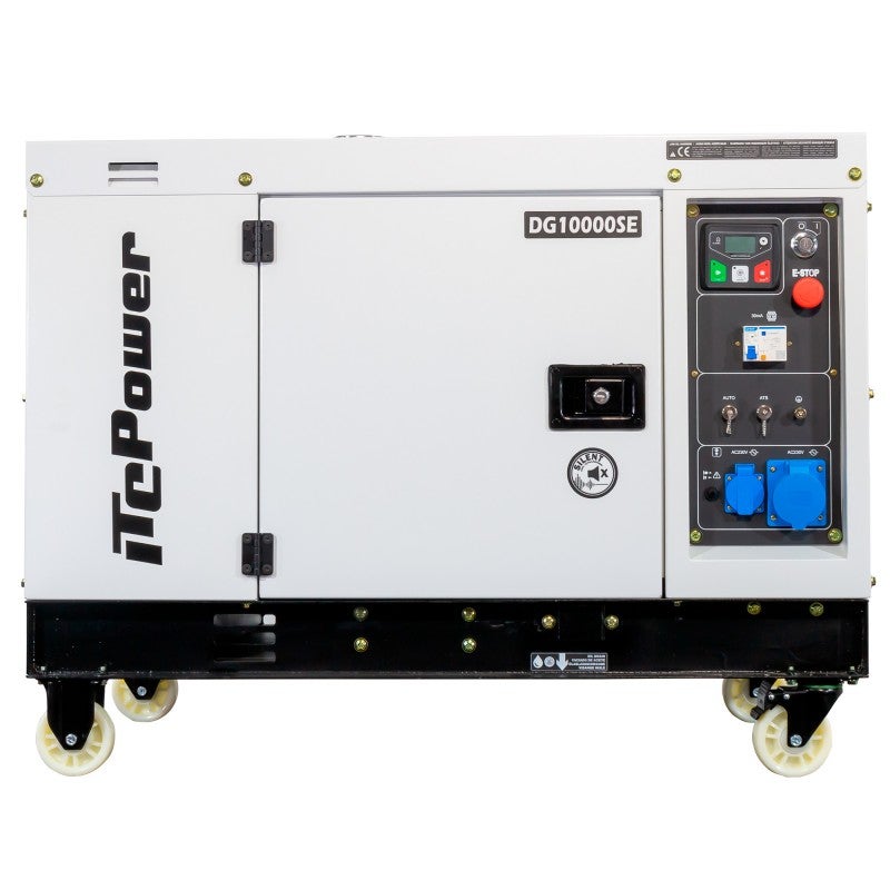 Itcpower  Dg10000se Generador Diésel Insonorizado Monofásico 8,5Kw , Leroy Merlin