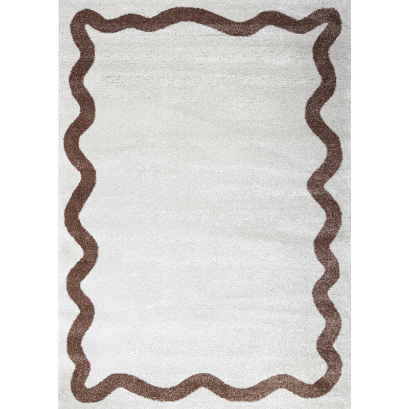 Tapis moderne coloré - ANNECY 12 Terracotta - 200x290 cm - 2