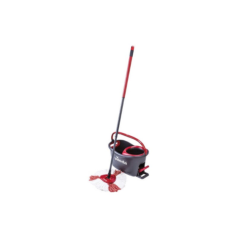 Vileda Turbo Mop Scheda Tecnica Vileda Turbo Mop Easy Wring & Clean | Secchio A Pedale | Mocio Microfibra 2 In 1 | Manico Telescopico Mocio Con Secchio A Pedale - Foto 7