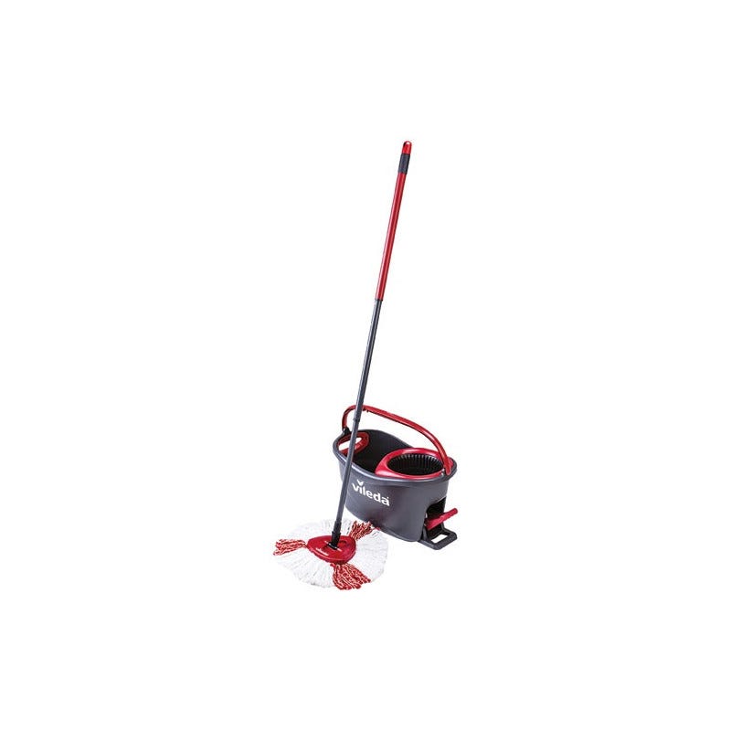 Vileda Turbo Mop Scheda Tecnica Vileda Turbo Mop Easy Wring & Clean | Secchio A Pedale | Mocio Microfibra 2 In 1 | Manico Telescopico Mocio Con Secchio A Pedale - Foto 7