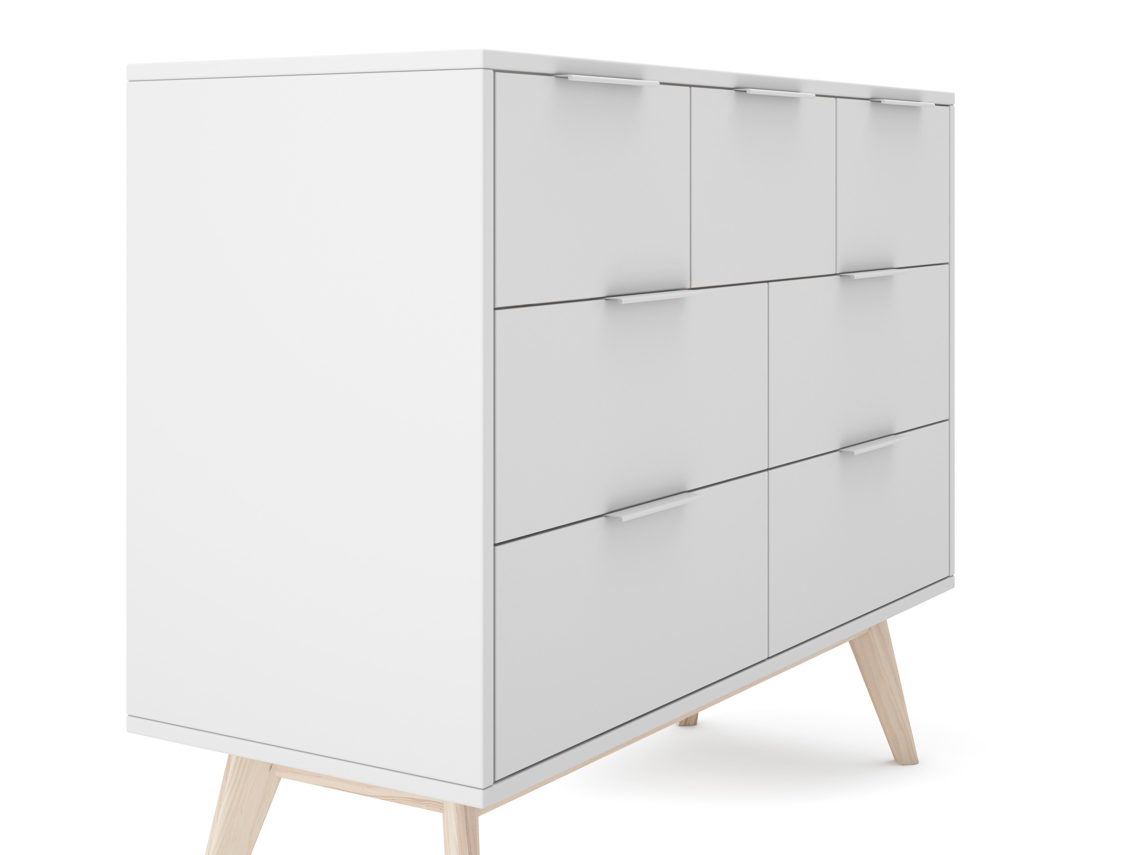 Cassettiera a 7 cassetti 120x83 cm - 5