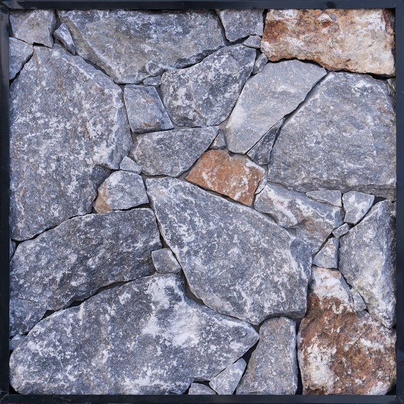 Pierres Sèches - Parement mural - BLUESTONE - Naturelle - Opus incertum - 2