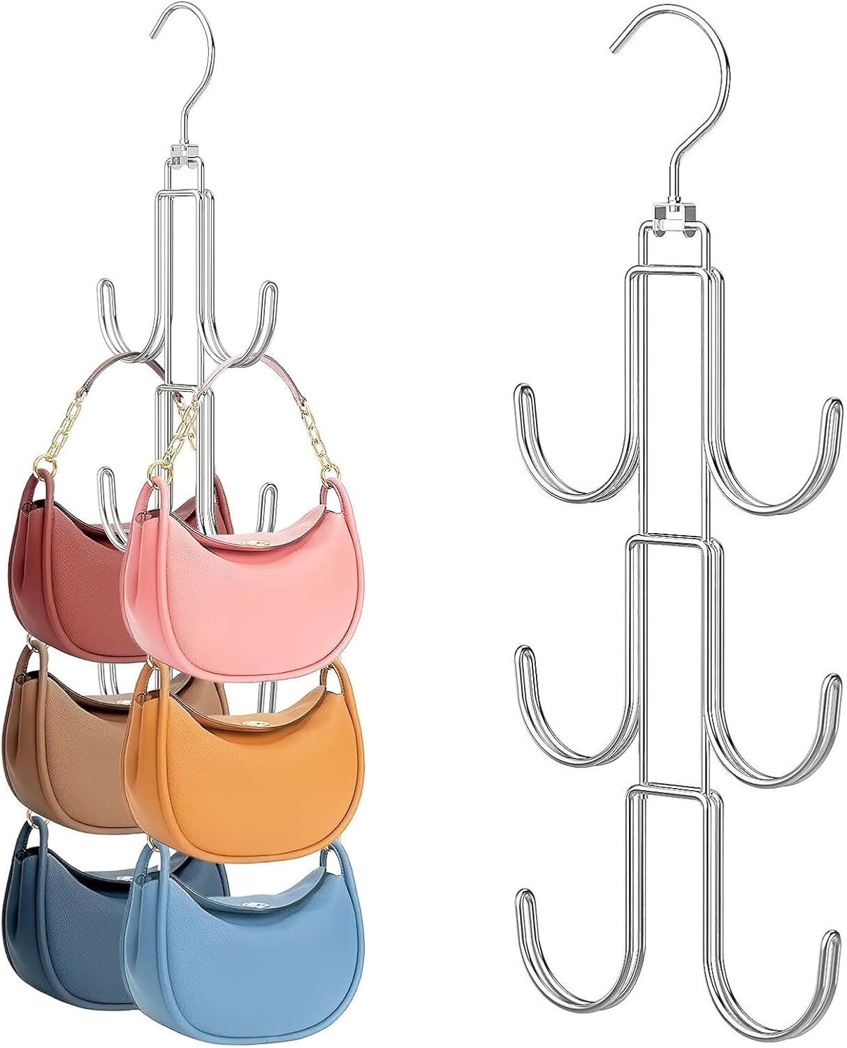 Porte Foulard, Porte Cravate, Rangement Ceinture,Porte-Sac Suspendu Multifonctionnel Ceinture Cravate élingue Rotatif | Leroy Merlin