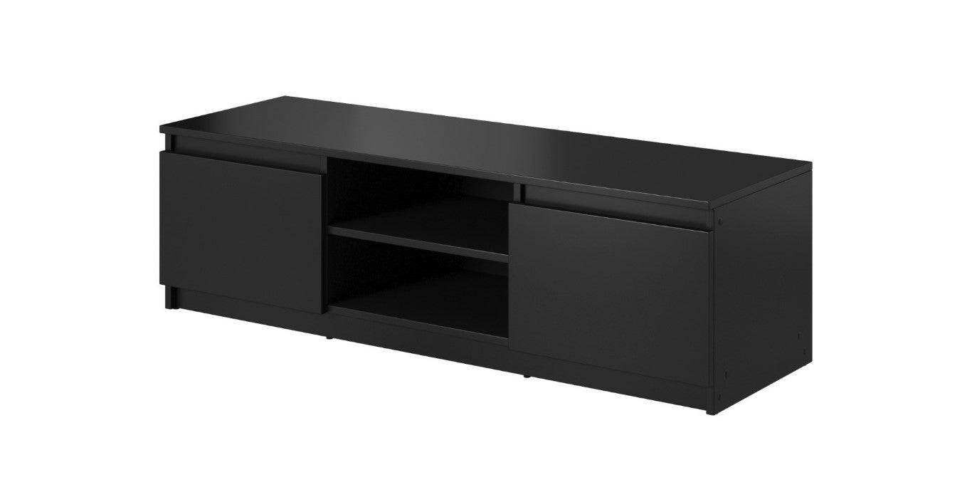 MINIO go for it, Szafka RTV DIDI 120 w kolorze czarny grafit