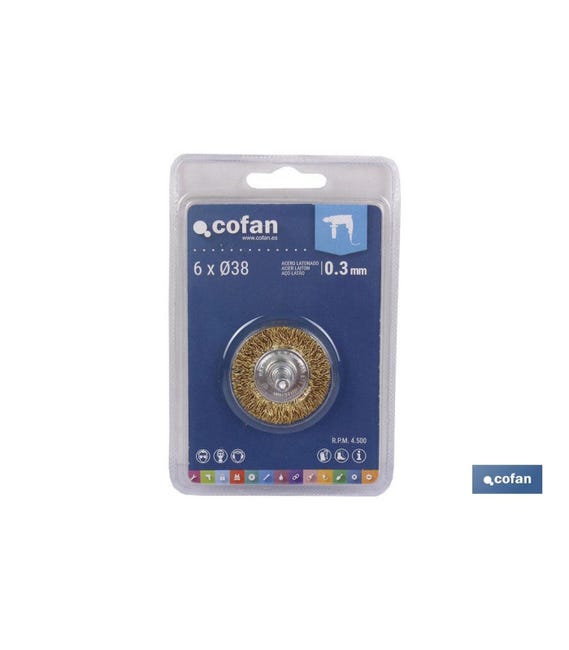 Spazzola A Disco Con Fili In Ottone - Utensileria Revelli - Foto 9