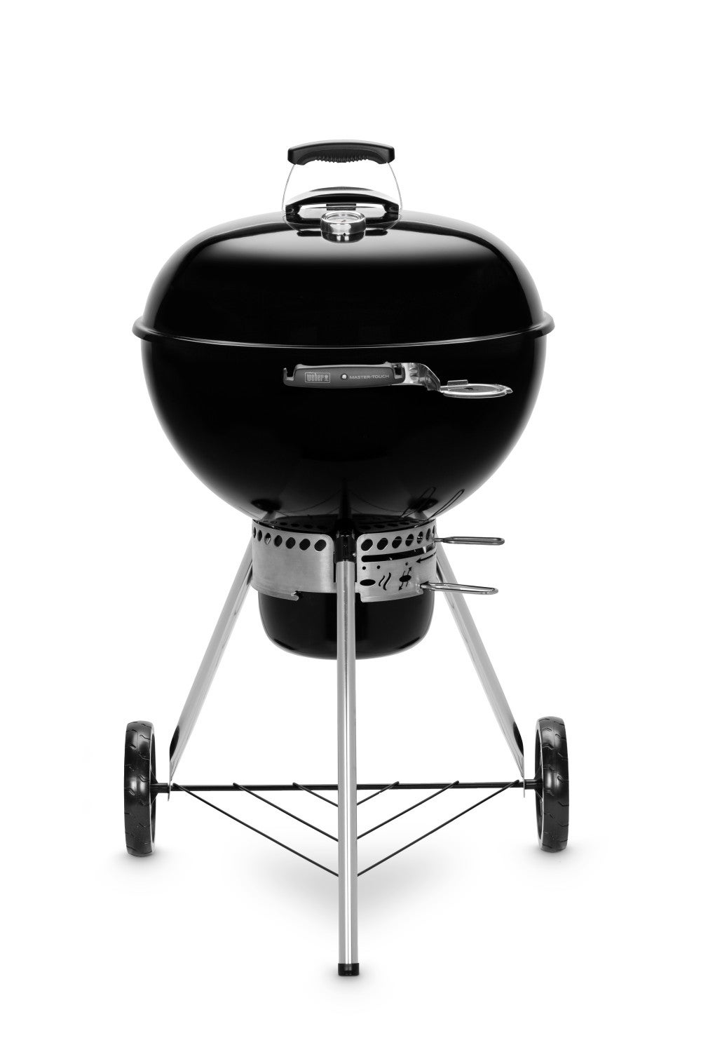 Weber GBS E-5750 Barbecue Master Touch Grill Carrello Charcoal Argento Nero - 4