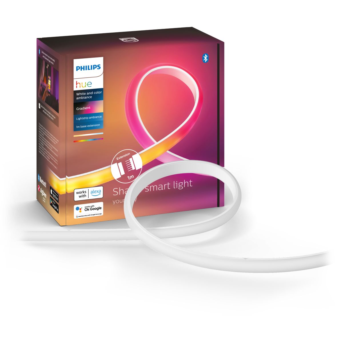 Przedłużenie taśmy LED Philips Hue RGBW 1 metr ściemnialne
