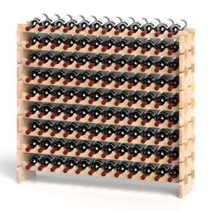 Portabottiglie Berlune - 8 Pezzi Regolabili, Per Bottiglie 400 850ml Rete Traspirante