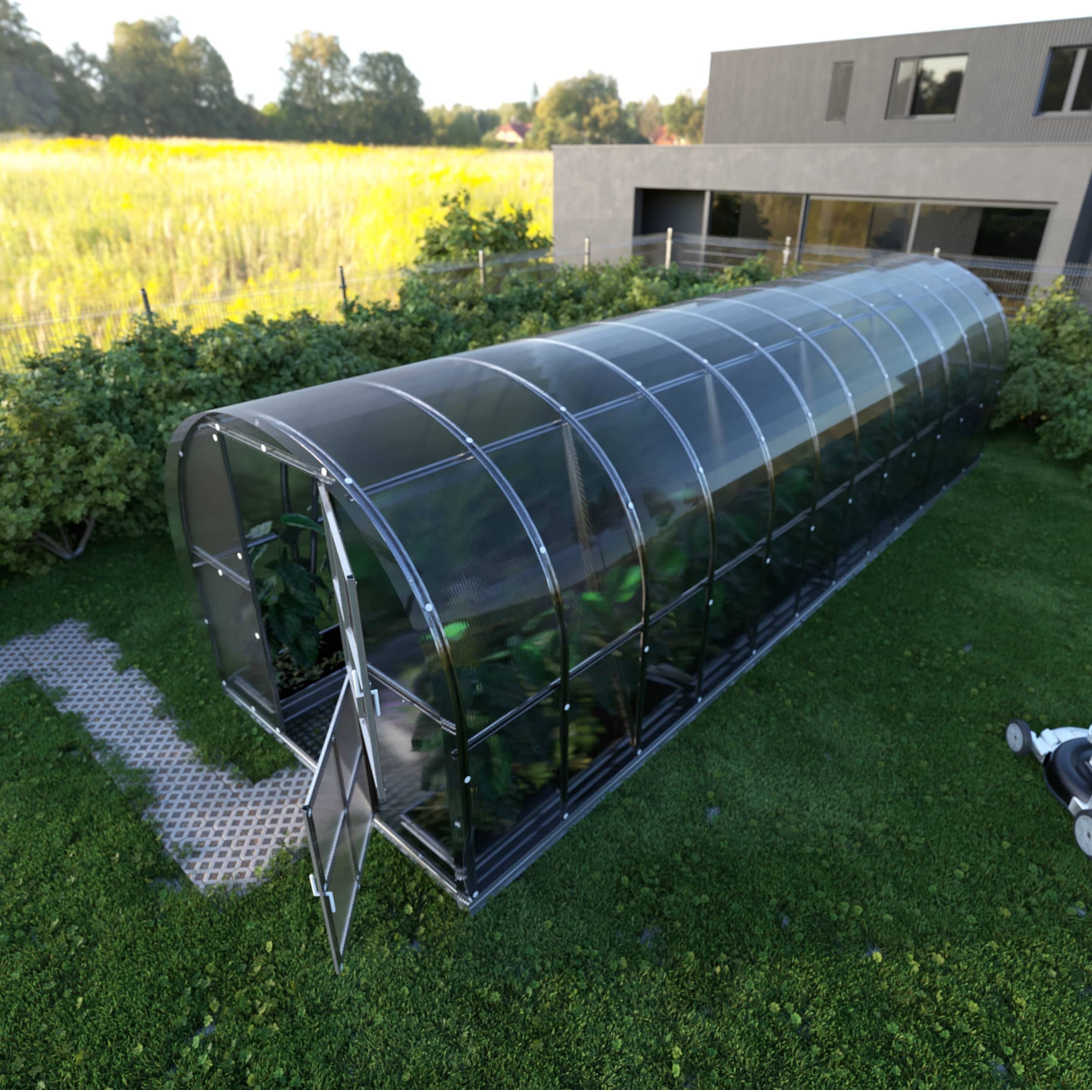 Serre de jardin KLASIKA ARCH 3 x 12 m (36 m²), 4 mm avec revêtement en polycarbonate - 2