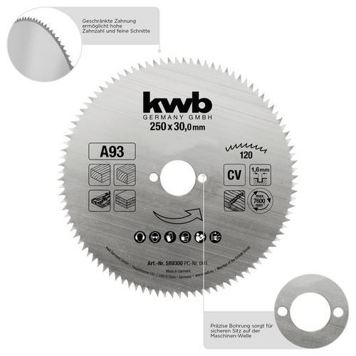 Lames De Scie à Ruban - Circulaire HM 190 X 2,60 X 30 Mm-56 Dents