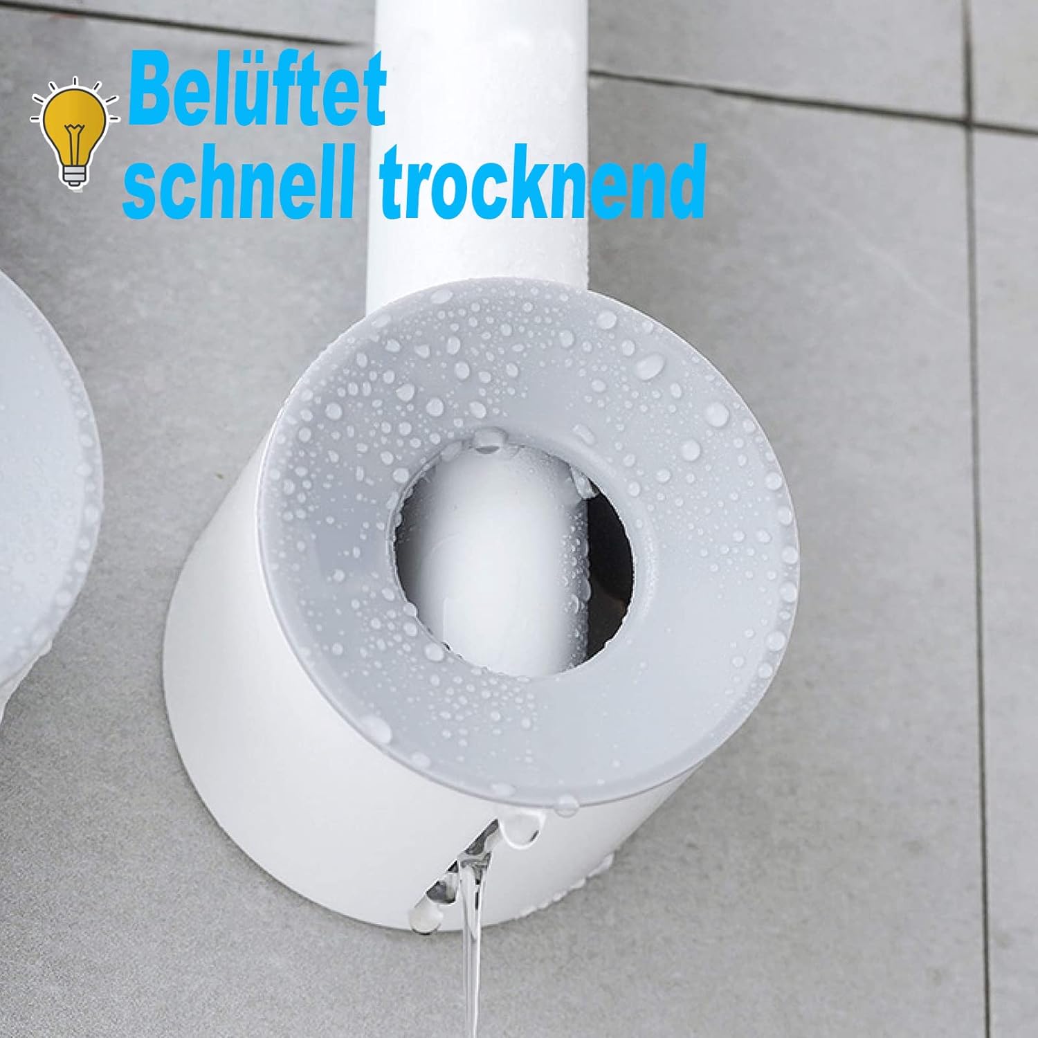 Pack de 2 Supports de Brosse à Dents électriques universels, Support Mural hautement adhésif pour Brosse à Dents, Gain de Place dans la Douche, Suppor - 3