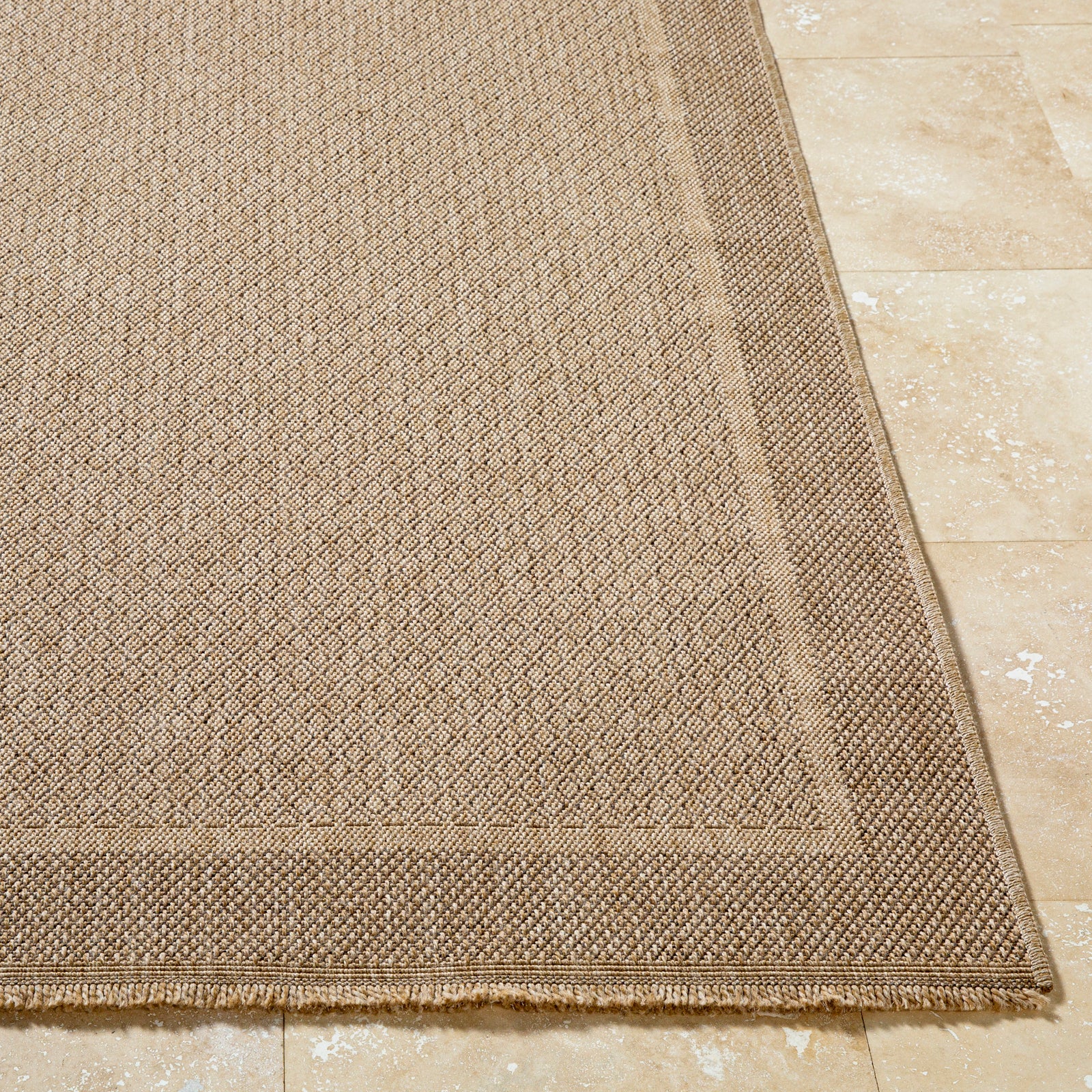 LIVABLISS Tapis d'Extérieur/Intérieur Aspect Jute Beige/Noir 160x213 cm Penny - 5