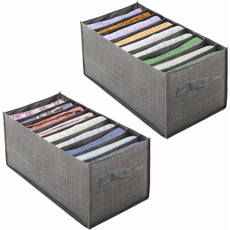 2 Portaoggetti Sospesi Pieghevoli 3 Scomparti, Grigi, 30x30x80 Cm, Rete In Nylon, Per Cameretta, Bagno, Balcone