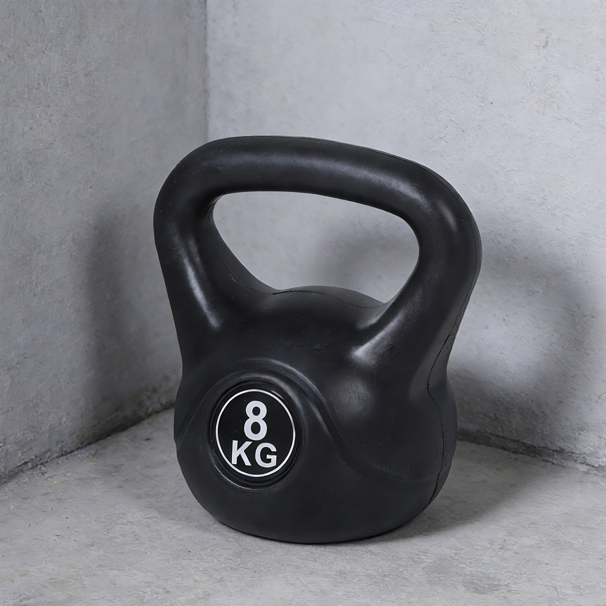 Kettlebell 8 kg HOMCOM Preto PVC e Areia 22x17x24cm - 2