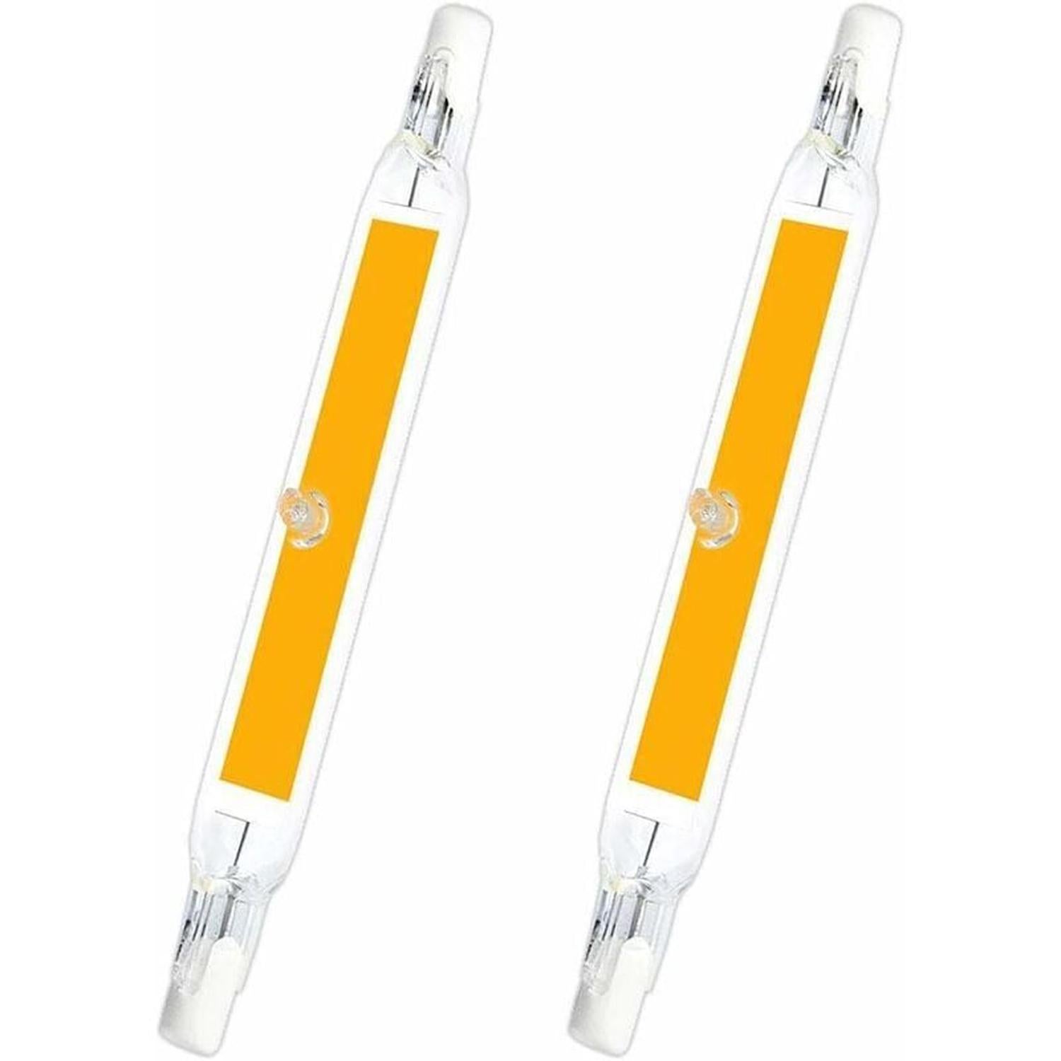 4 Lampadine R7S LED 78mm 10W Dimmerabili – Bianco Freddo 6000K, 1000LM, 360° Per Sostituzione Alogene