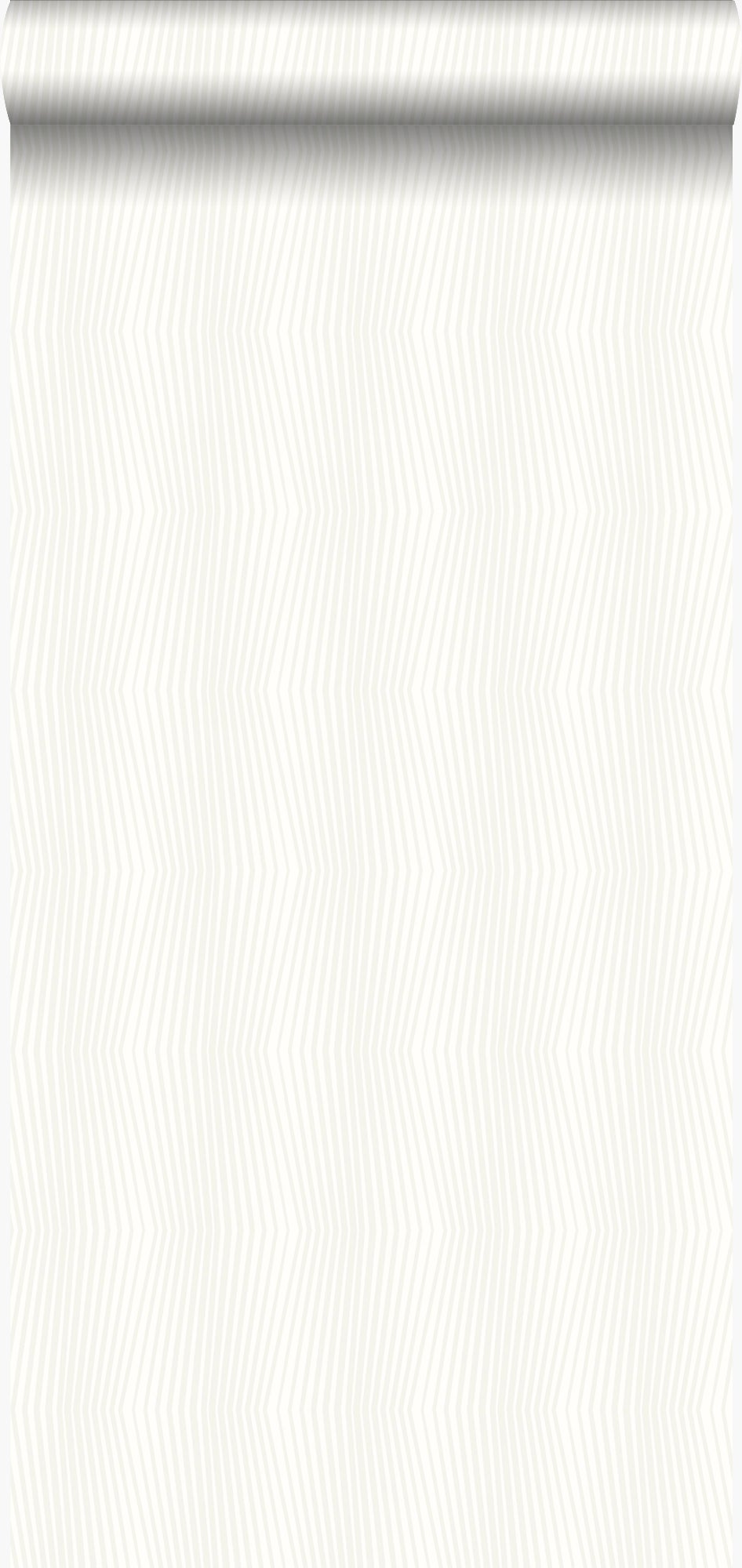 Tapeta nadruk graficzny w błyszczącej bieli - 53 cm x 10.05 m - ORIGIN