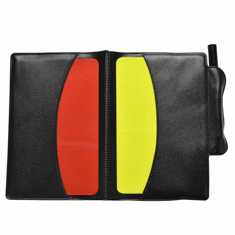 FOMGIIN Cartellini Arbitro Calcio, Cartellino Arbitro di Calcio in PVC, Cartellini Rossi e Gialli Carte di Avvertimento e di Espulsione per Sportivo, Perfetto per Partite di Scuola Sport