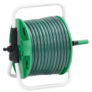 AVVOLGITUBO IRRIGAZIONE KIT STARS PLASTICA TUBO MT 10 RACCORDI LANCIA