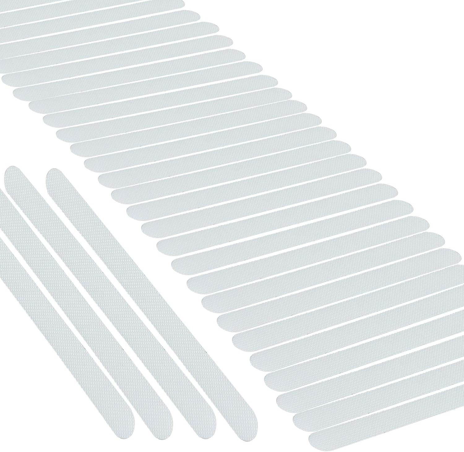 30 antypoślizgowych naklejek na schody łazienkowe, przezroczystych i wodoodpornych.