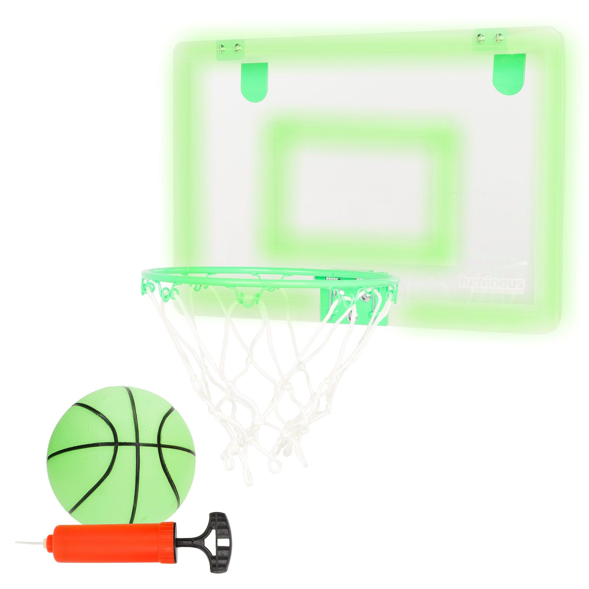 Mini Panier De Basket 16,2x12 Cm – Avec 2 Balles, Pompe, Ventouses – Pour Bureau, Chambre, Intérieur