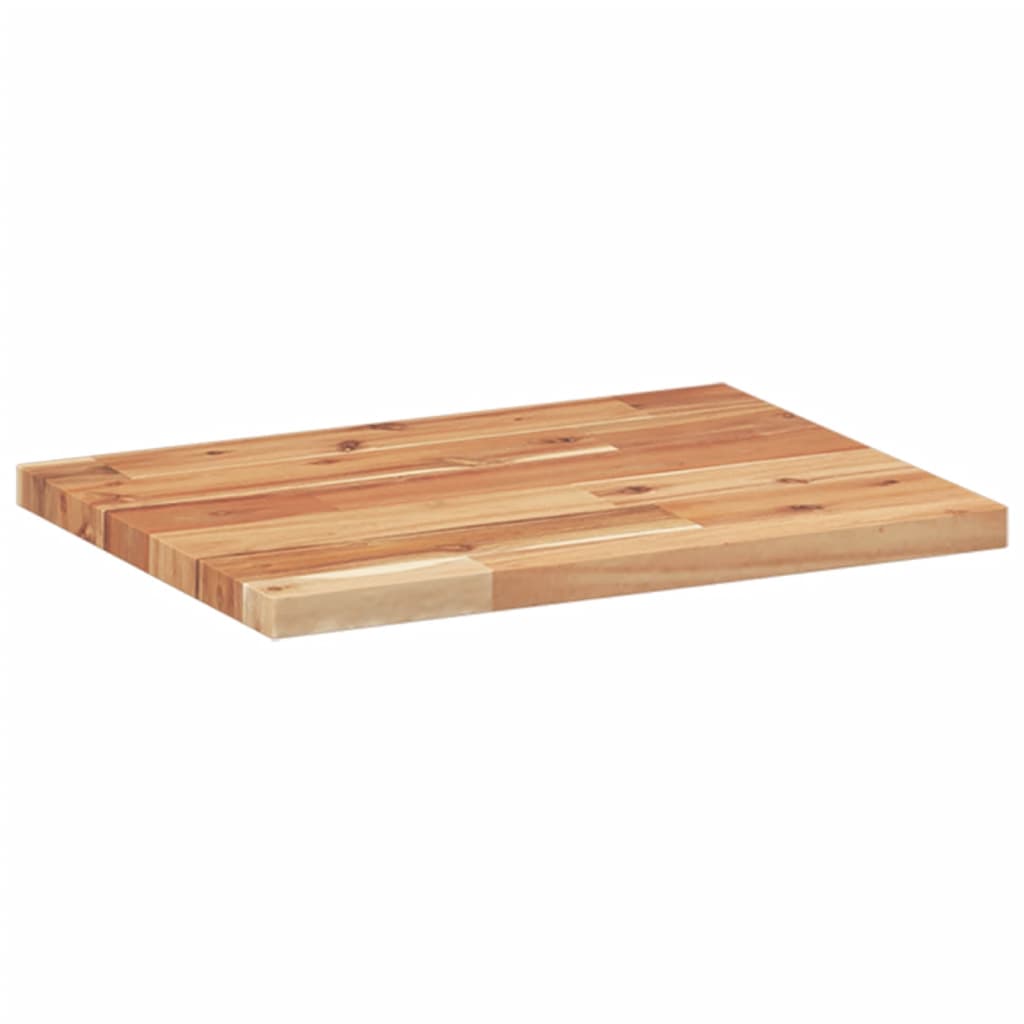 2 pcs Étagères murale | Étagère flottante | Étagères de rangements 60x30x2 cm acacia massif à l'huile CFW45413 - 3