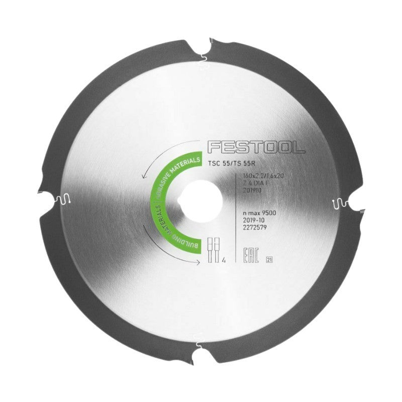 Lame de scie circulaire diamant Ø160 FESTOOL 201910 Abrasive Materials ...
