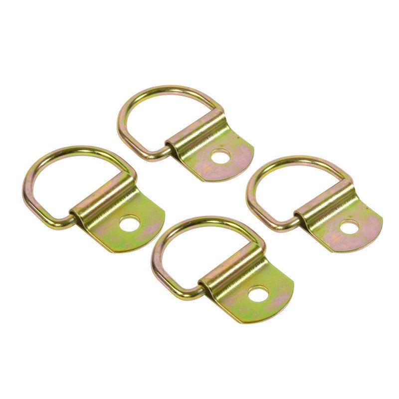 Lot De 4 Anneaux D'arrimage Avec Pivot - Acier Zingué - Charge 800 Kg - Pour Remorque Ou Utilitaire