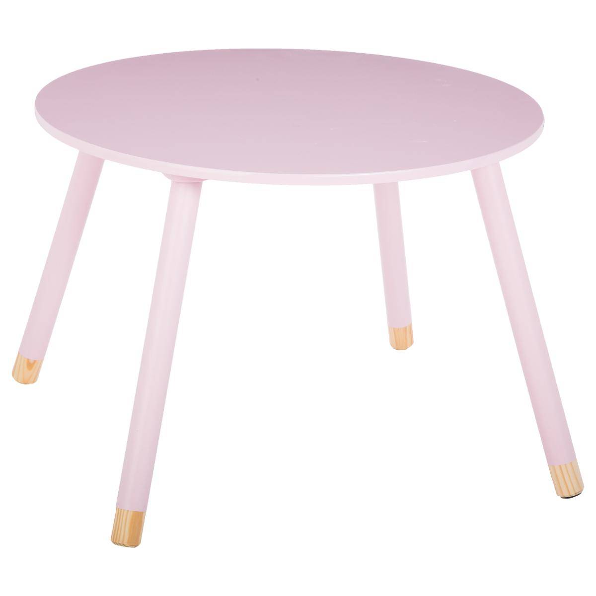 Comodino Per Bambini Douceur Rosa - 35.5x33x40 Cm, Design Dolce, Atmosfera Cameretta