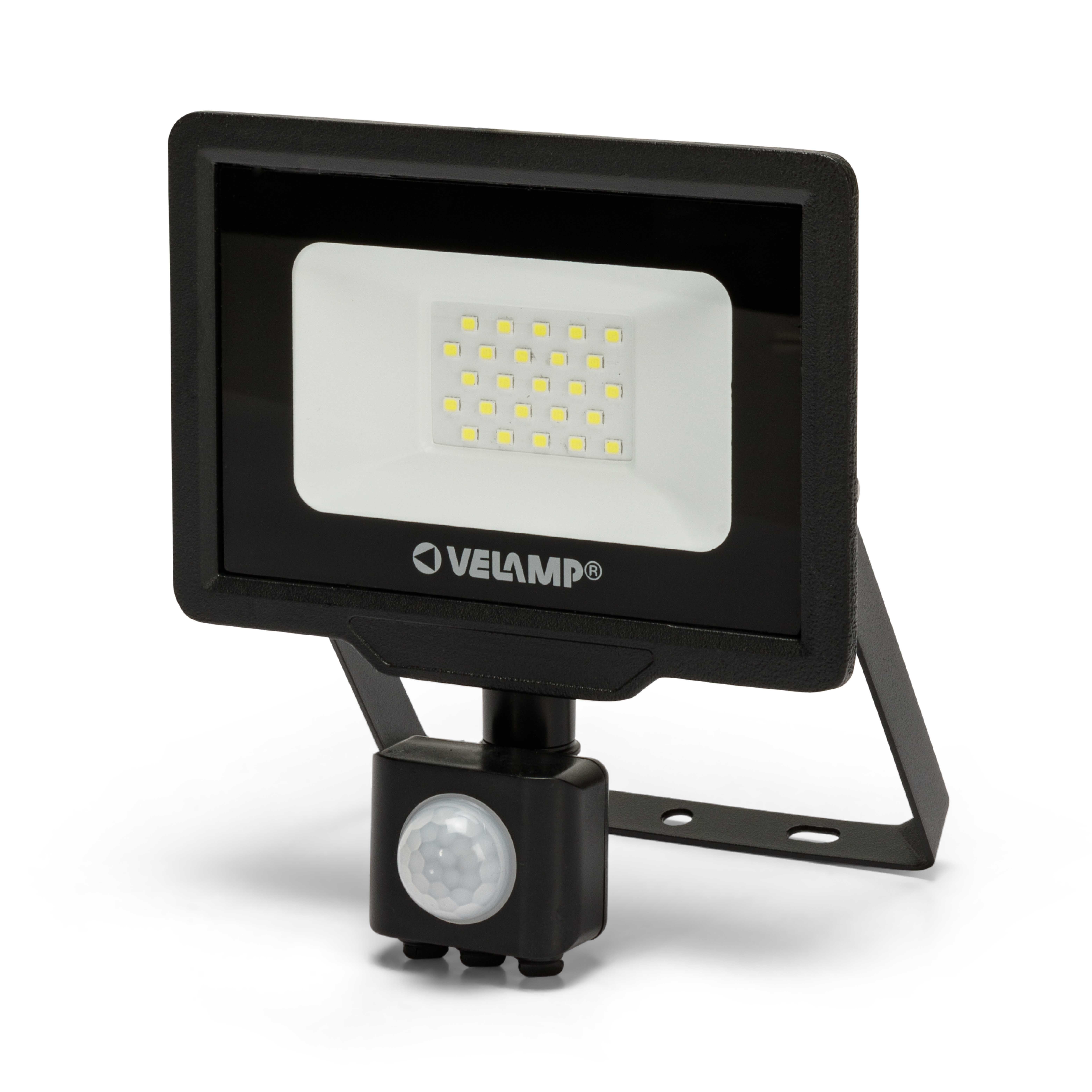 PADLIGHT5, projecteur LED SMD 20W IP44, noir, 4000K. Avec détecteur de mouvements - 6