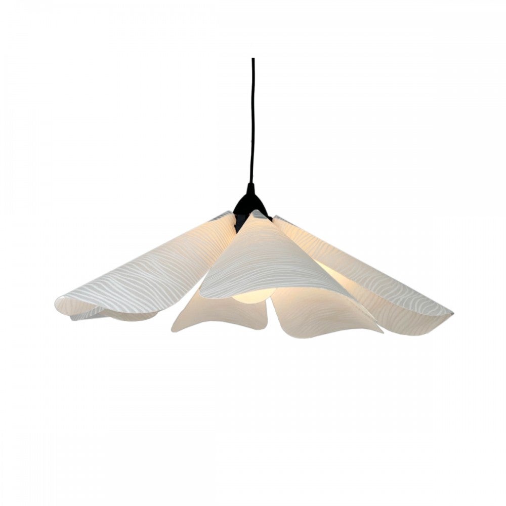 Guru-Shop Suspension En Papier Rond, Abat-jour En Papier Lokta Karaman, Papier Fait Main, Multicolore, PapierLokta, 32x28x28 Cm, Lampes De Plafond Asiatiques Lampes En Papier Tissu