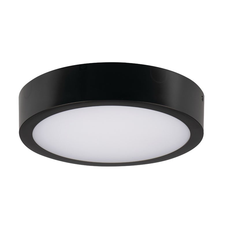 Plafon okrągły DABER LED 20W Odcienie bieli 2560lm czarny wym: 6 x 30,1 x 30,1 cm IP66 Kanlux