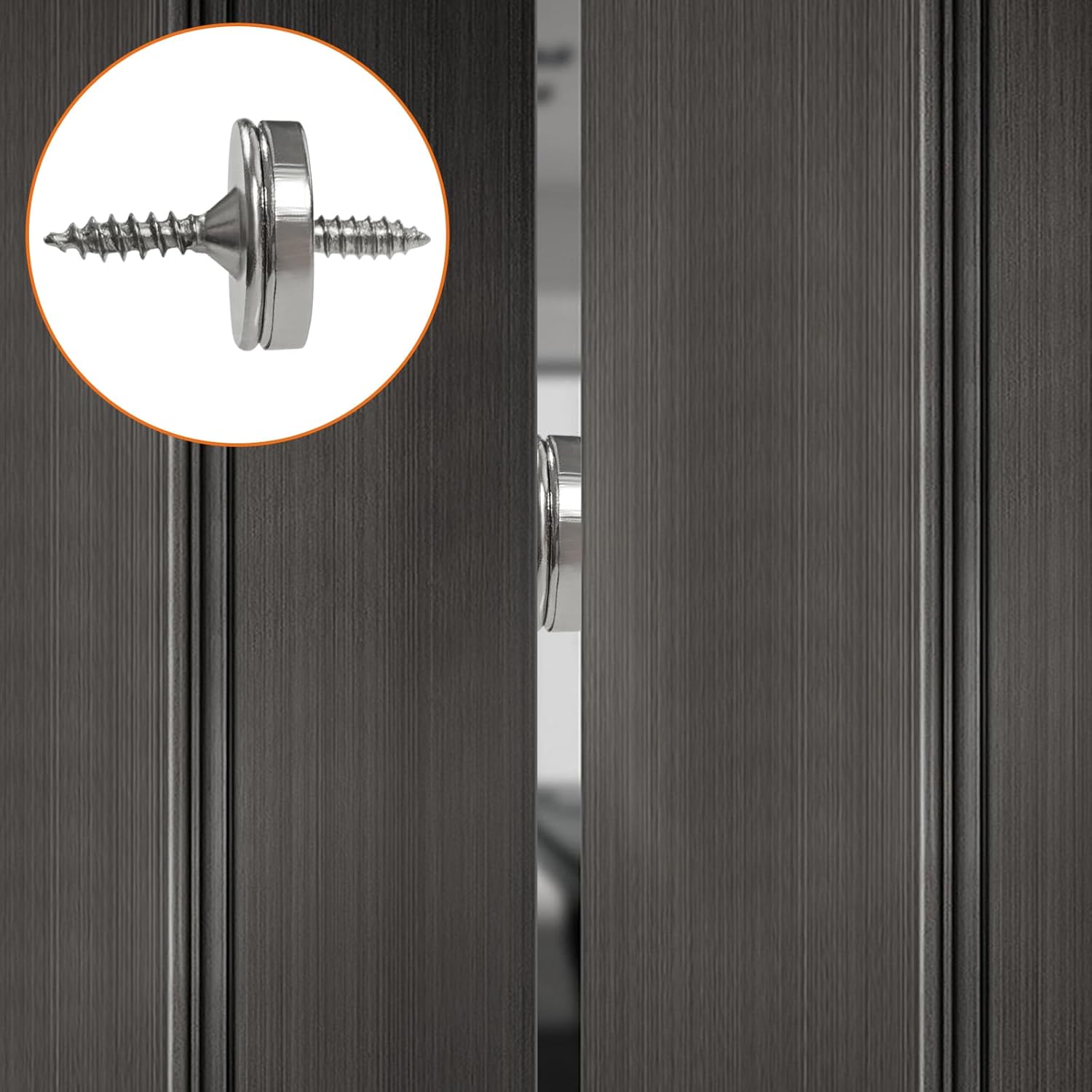 Ensemble de 4 fermetures magnétiques pour portes et placards - 4
