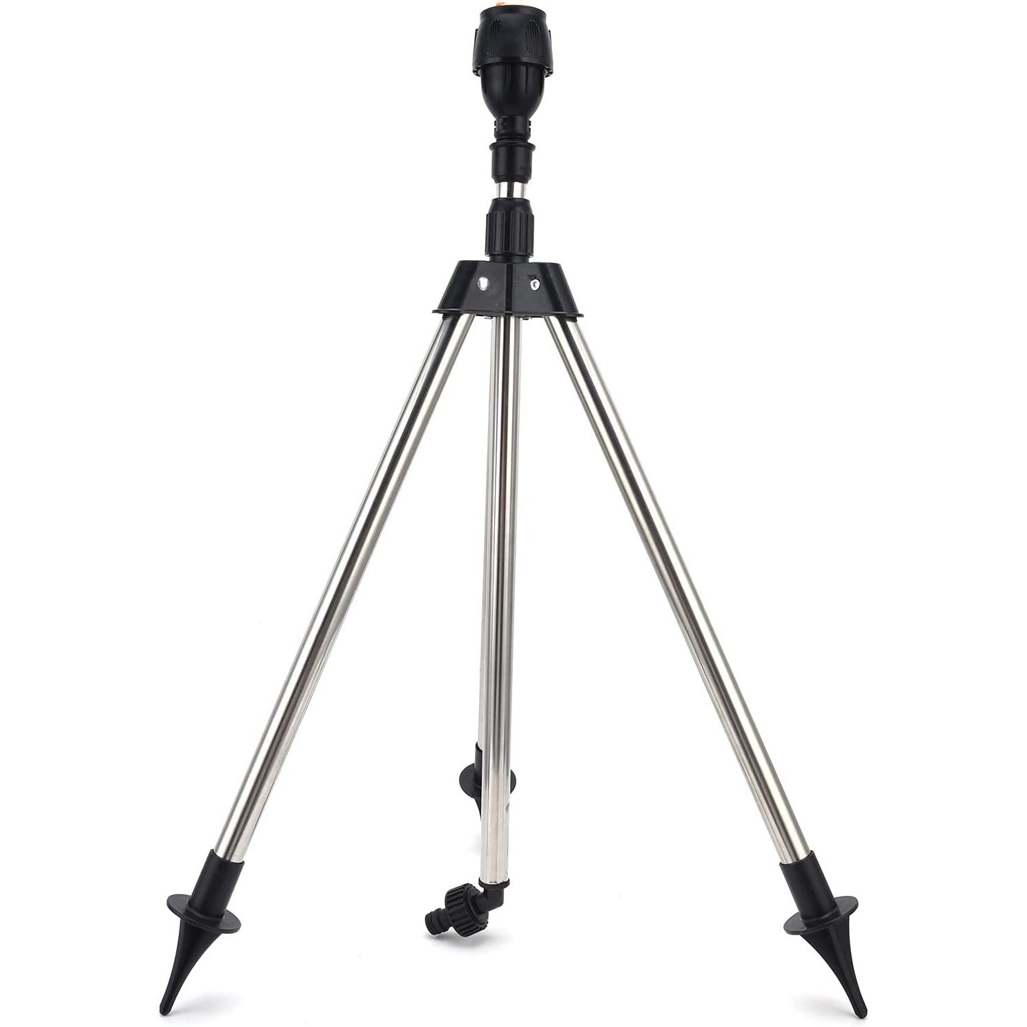 2 ensembles d'arroseurs à trépied rotatifs à 360°, arroseur pour jardin et pelouse, dispositif d'infiltration pour irrigation goutte à goutte - 7