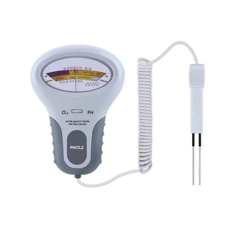 Detektor jakości wody basenowej PC102 CL2 i pH, przenośny analizator jakości wody pH, tester resztkowego chloru w basenie