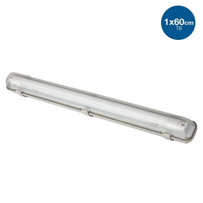 Boîtier étanche pour tube LED 60cm - IP65 - 2