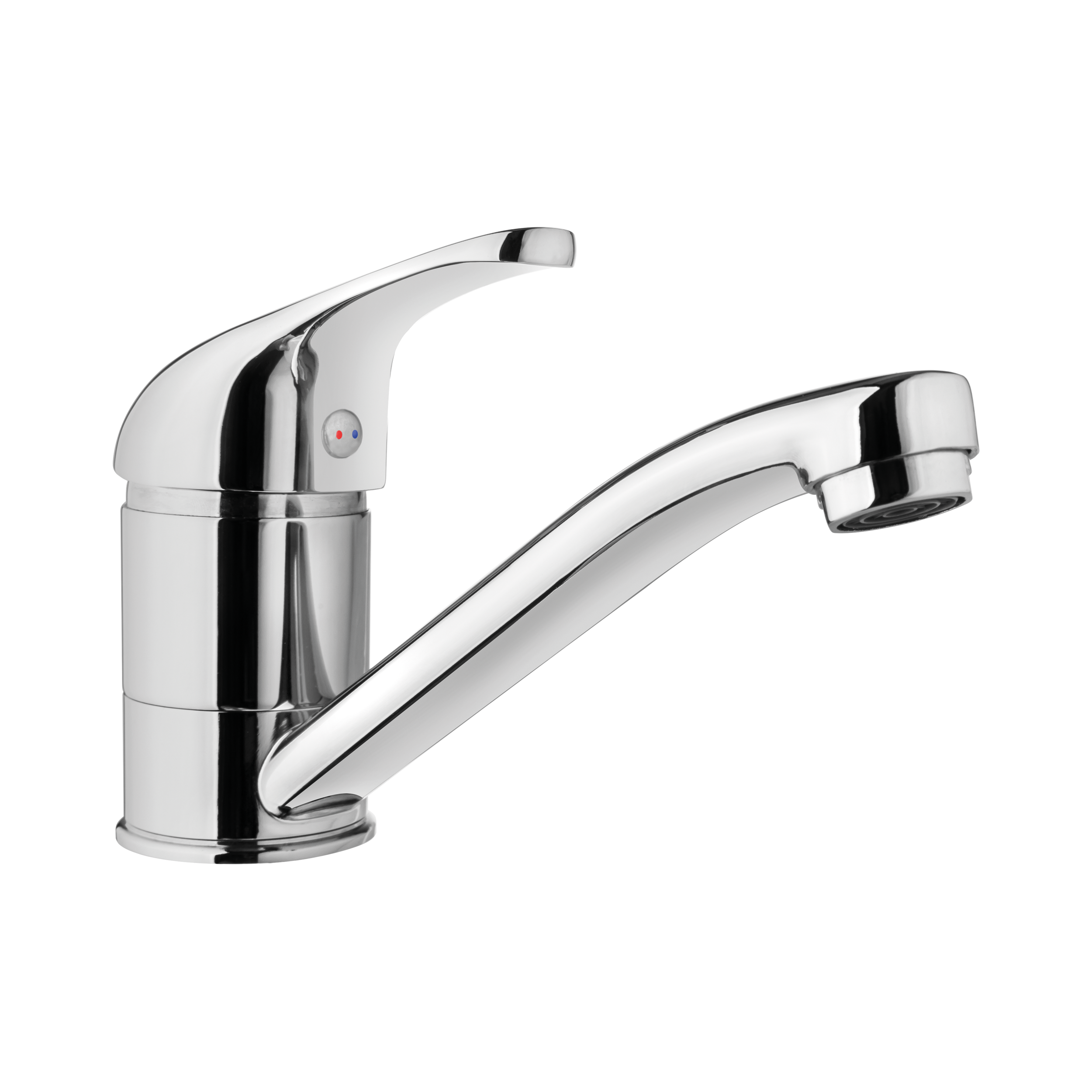 Bateria Łazienkowa Umywalkowa Kran do Łazienki Stojący INVENA Chrom