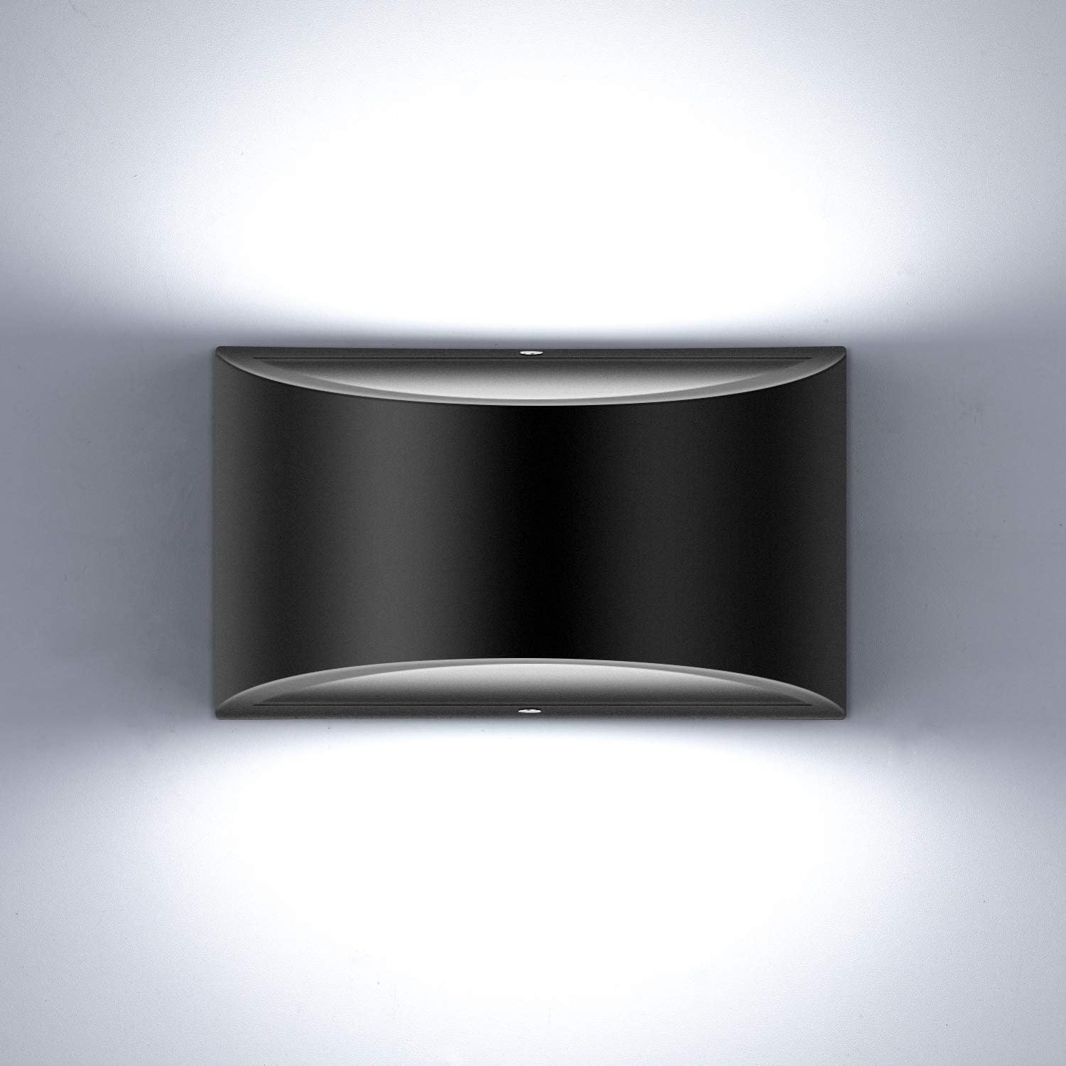 Regulowana czarna lampa ścienna LED 7W, nowoczesny aluminiowy kinkiet, światło dekoracyjne, chłodna biel