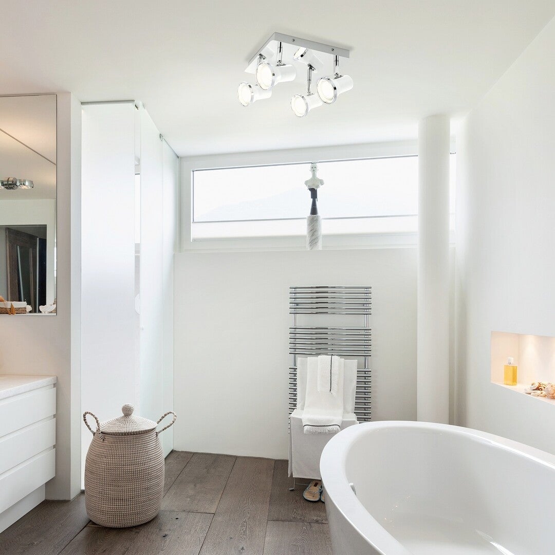 Spot de salle de bain LED GU10 X4 IP44 LED GU10 X4 IP44 - 4