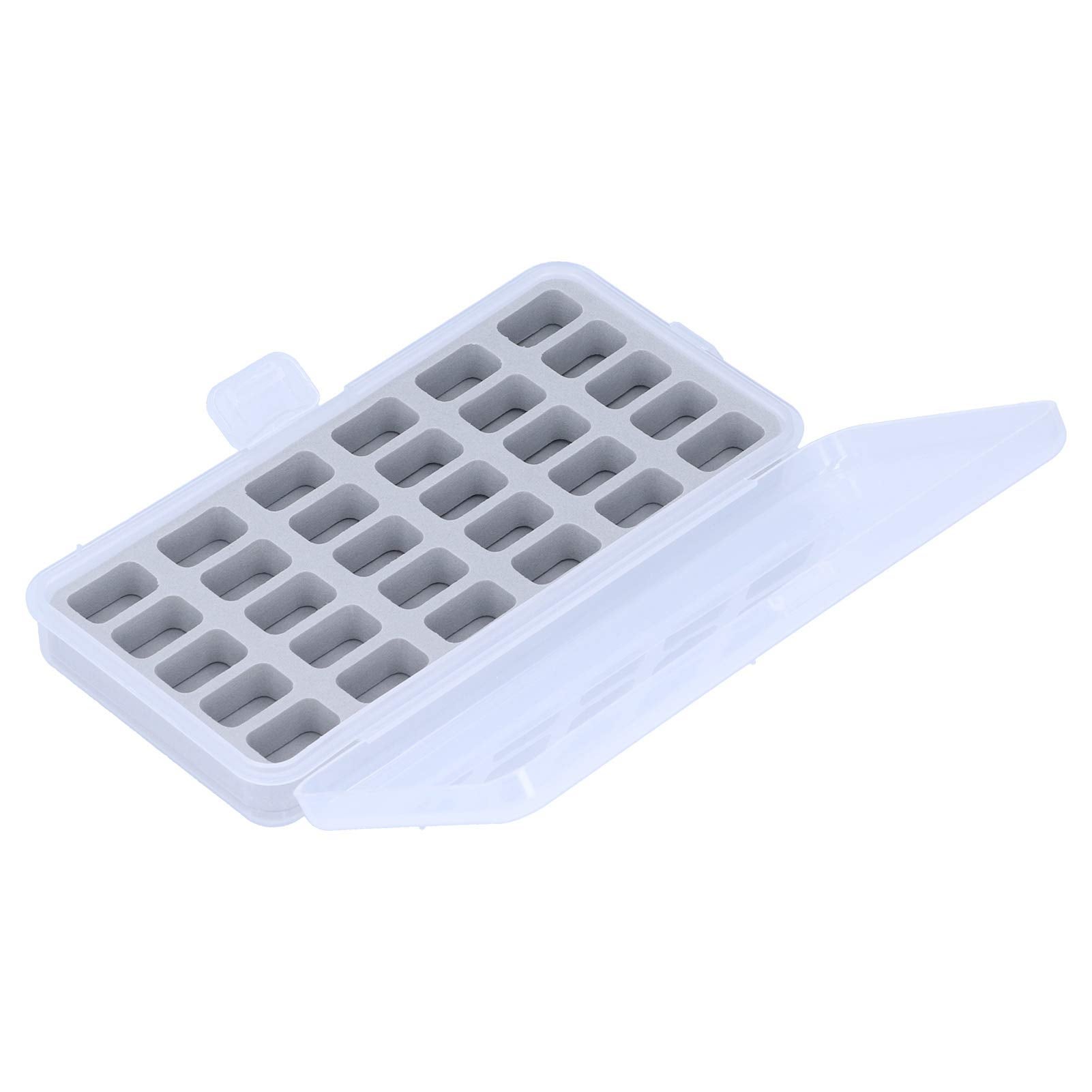 Quefe Lot de 3 boîtes de rangement à 64 compartiments pour peinture