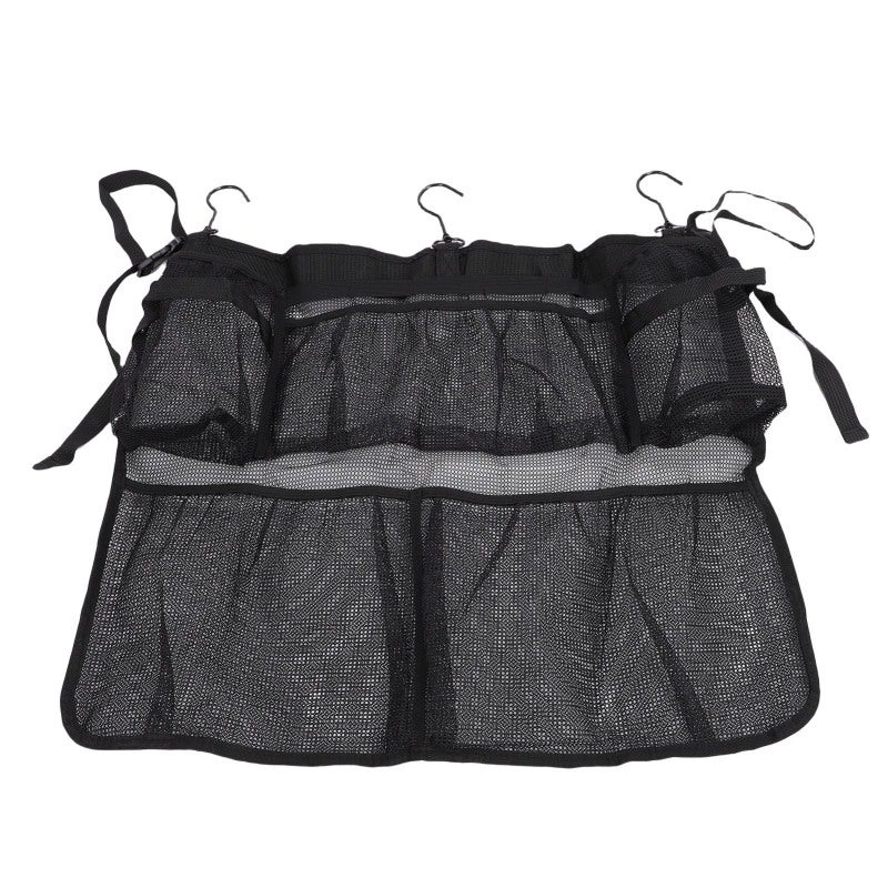 Sac De Rangement Suspendu Pour Piscine – En Filet, Grande Capacité 158x100x40 Cm, Pliable, Avec Crochets Et Bretelles Réglables