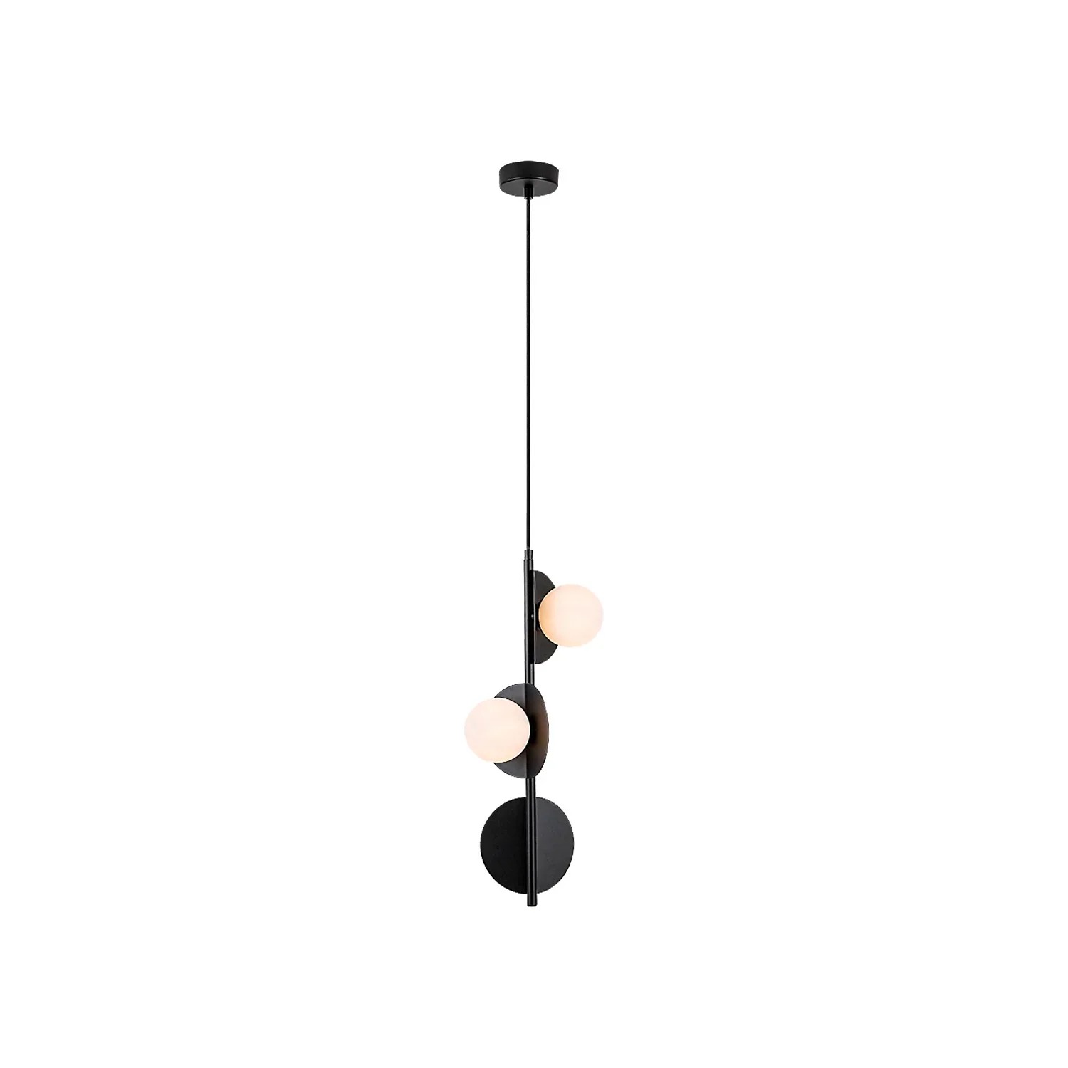 Lampa wisząca Jules czarno-biała 3xG9x5W industrialna wym: 120 x 10,5 x 10,5 cm metal Rabalux