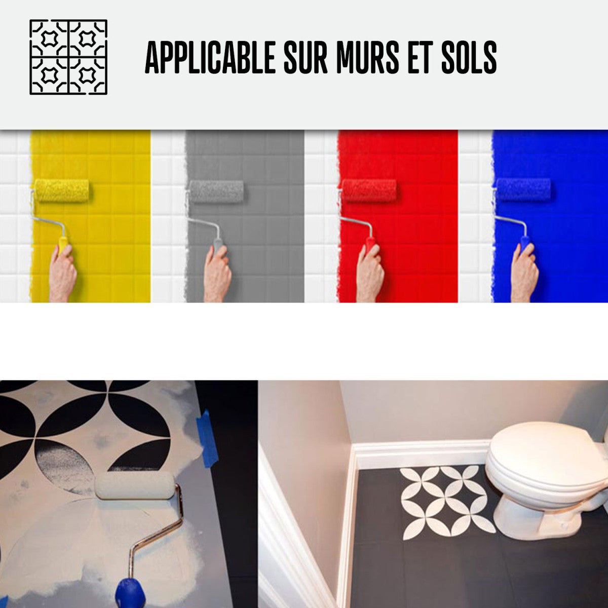 Vernice per piastrelle bagno e cucina - ARCAPOXY PIASTRELLE - 2,5 kg (fino a 25 m² in 2 strati) Verde reseda - RAL 6011 - ARCANE INDUSTRIES - 5