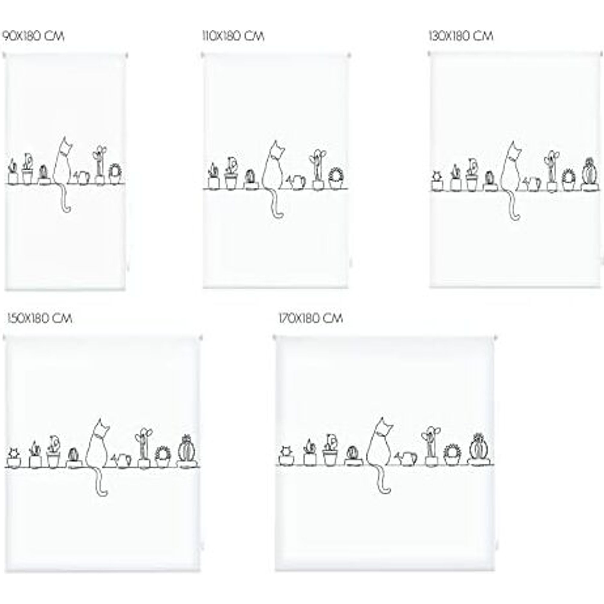 ECOMMERC3 | Tenda a rullo traslucida misura 130x180 - Tenda in tessuto misura 127x175 - 3